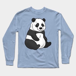 A peaceful panda bear Long Sleeve T-Shirt